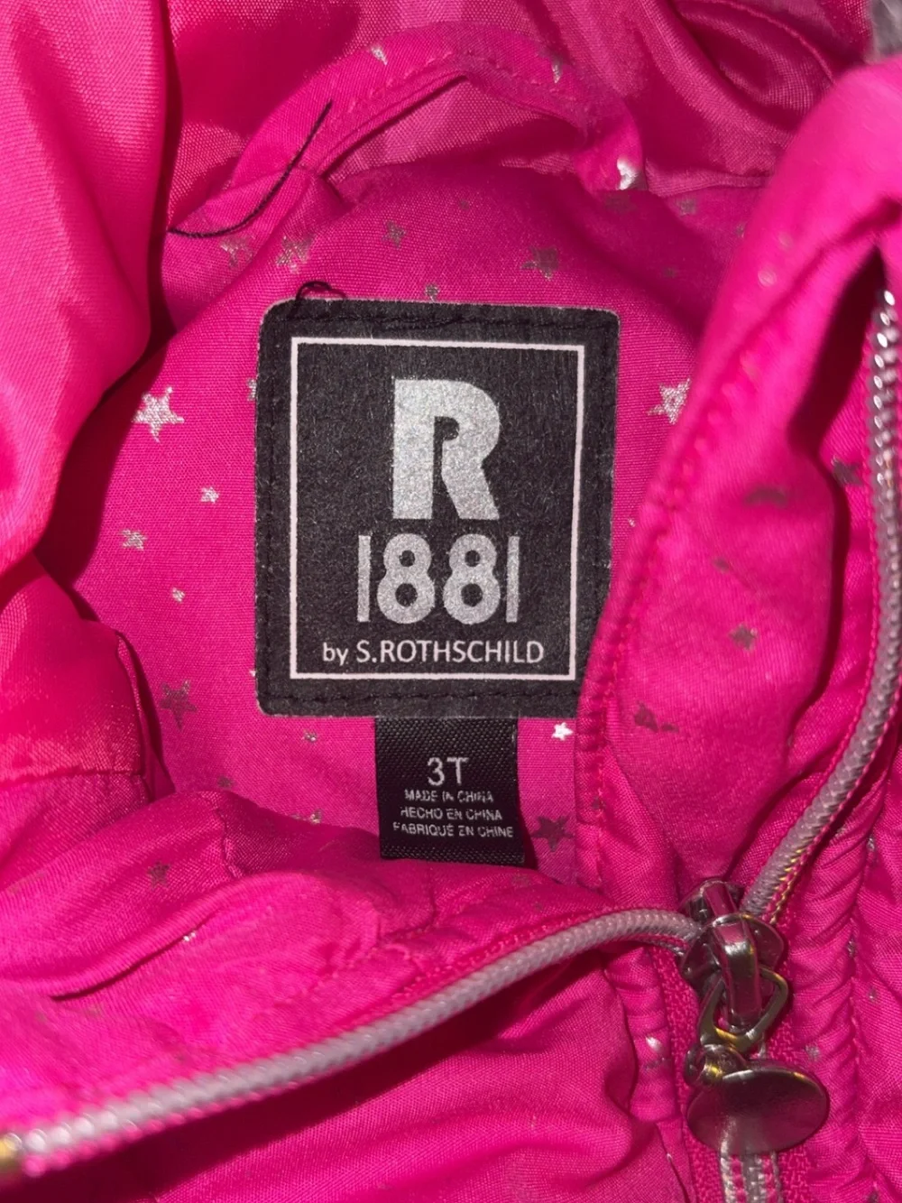 R1881 Kids 3T Pink Coat